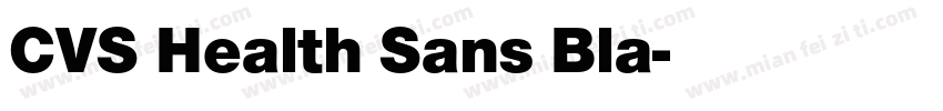 CVS Health Sans Bla字体转换